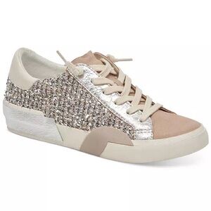 Dolce Vita Zina Silver Sneakers Size 8.5 NWOT Women’s Shoes